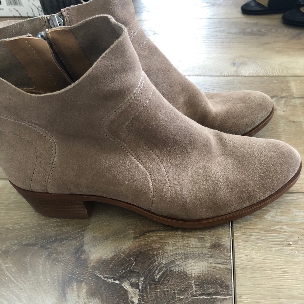 Suede ankle boots